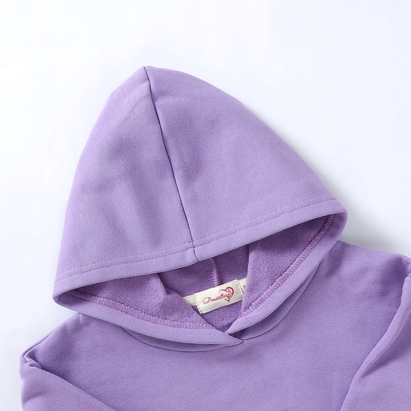 Winter 2Y-7Y Organic Cotton, Polyester Pullover Hooded Sweater Pant set-BS63F
